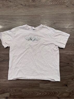 H&M White Short-Sleeve Graphic Tee
